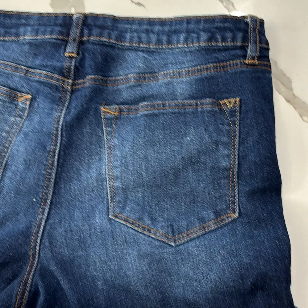 Vigoss | Marley Short Juniors Blue Denim Cuffed Jeans Shorts Size 11 Women's